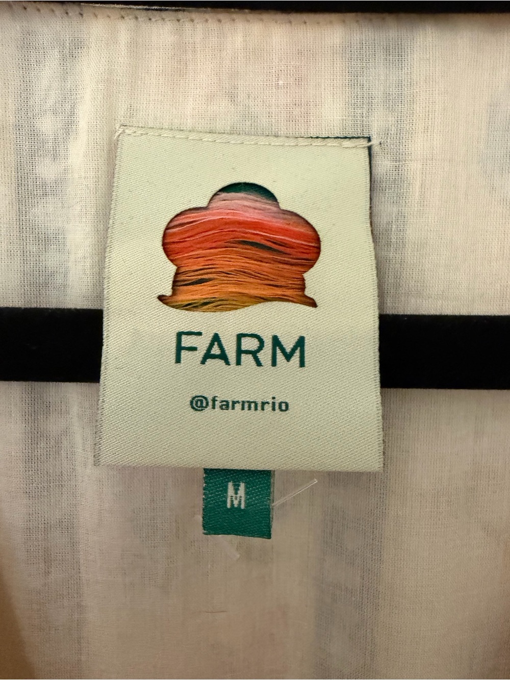 FARM Rio Superbloom Tapestry Maxi Dress Size Medium Feminine Resortwear Summer - Picture 7 of 11
